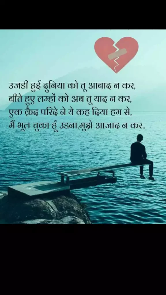 Breakup Shayari in Hindi for status